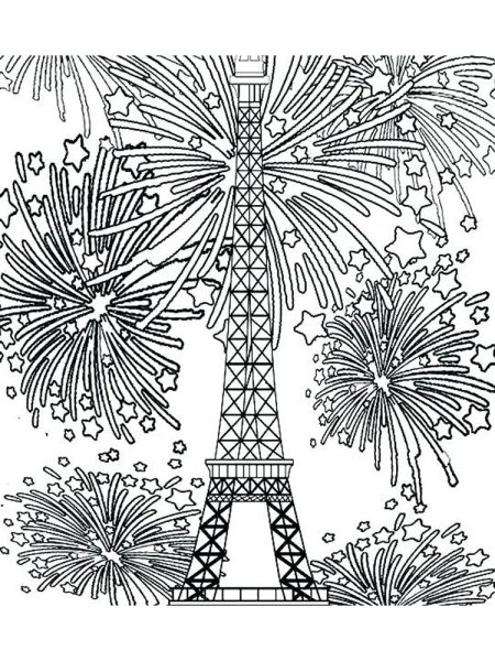 Раскраска эльфивой башне