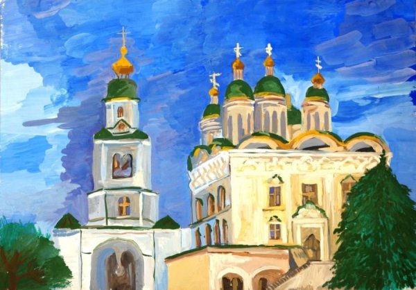 Достопримечательности Астрахани рисунки