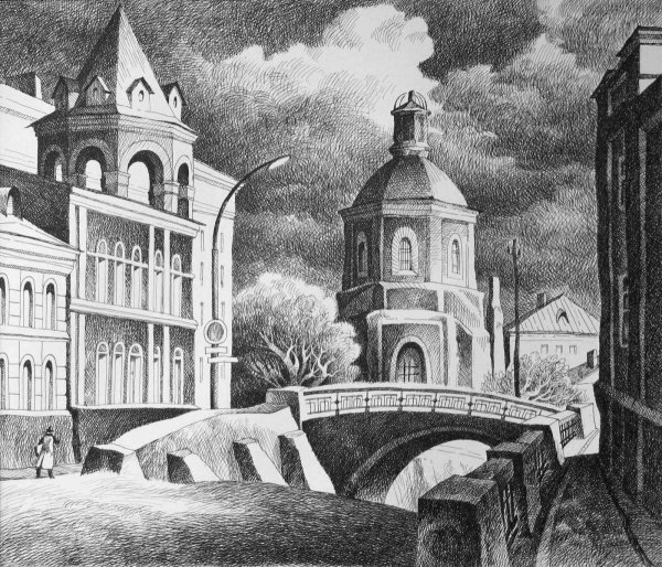 Графика каменный мост Воронеж