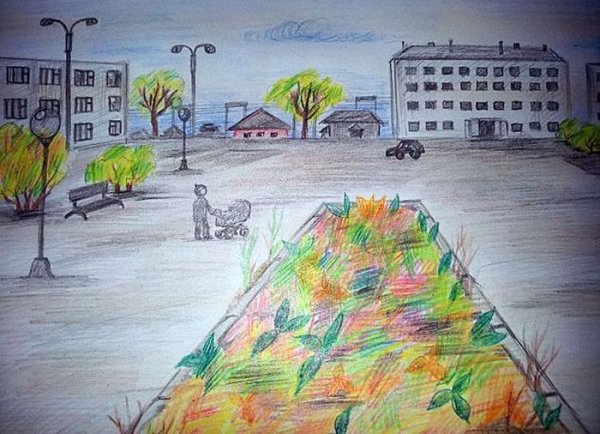 Рисование родного города