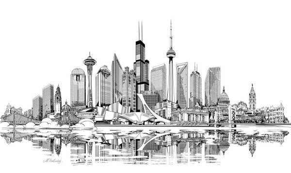 Город в графике