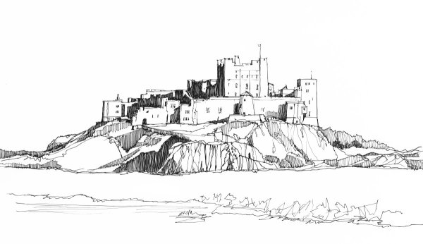 Замок набросок