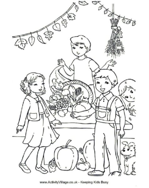 Праздник раскраска для детей