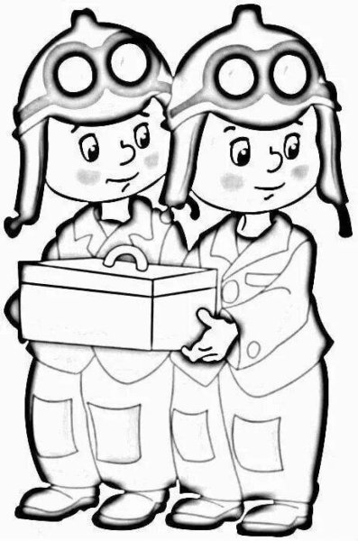 Незнайка раскраска