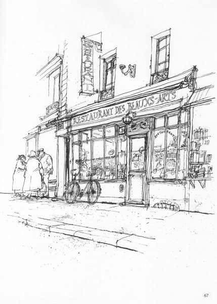 Эскиз для раскрашивания акварелью