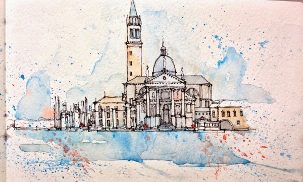 Скетчинг Венеция