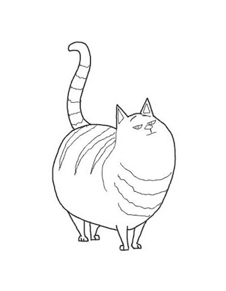 Раскраска Тайная жизнь домашних животных Хлоя