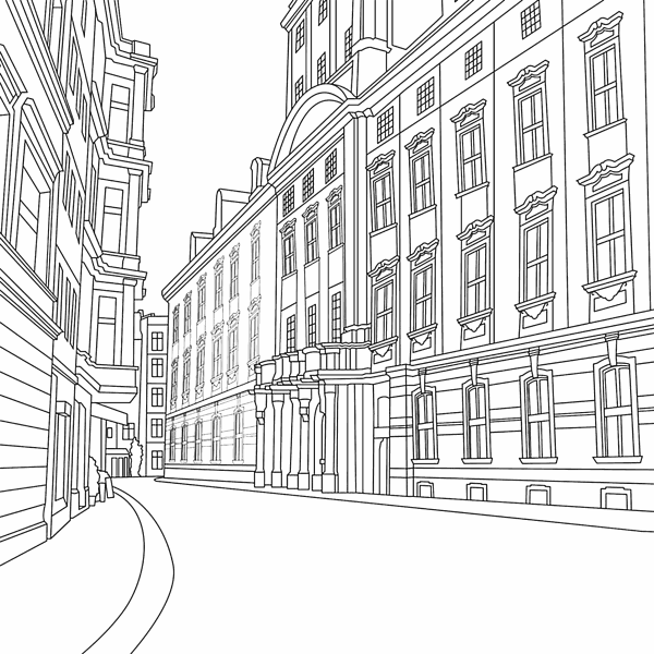 Улица рисунок