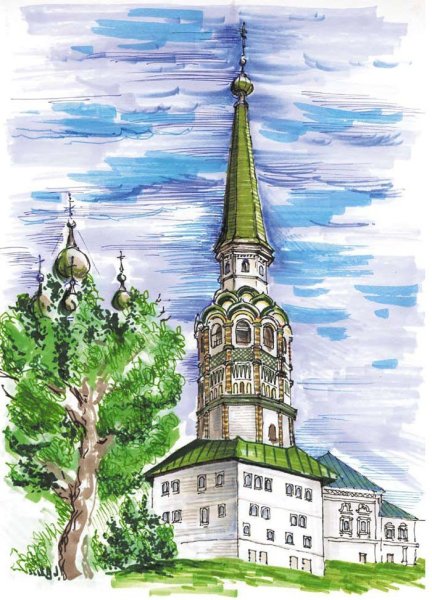 Колокольня Церковь Соликамск