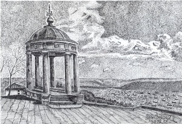 Эолова арфа Пятигорск рисунок