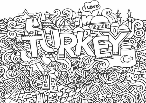 Раскраска антистресс Россия