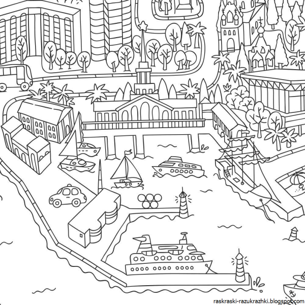 Большая раскраска