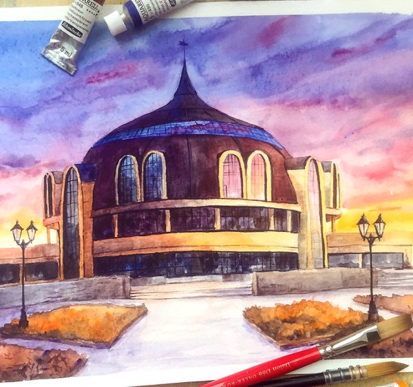 Нарисовать Тульский музей оружия