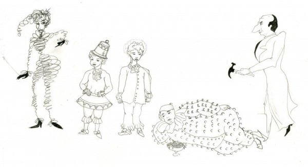 Сказка Одоевского городок в табакерке раскраска