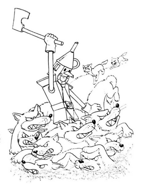 Волшебник изумрудного города раскраска Элли и Тотошка