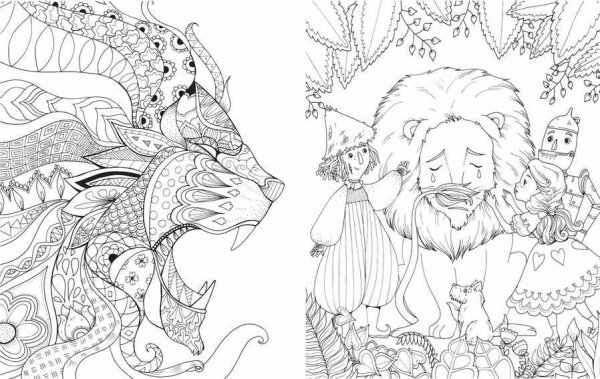 Сказочная раскраска антистресс