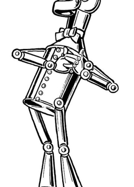 Железный дровосек волшебник изумрудного города раскраска