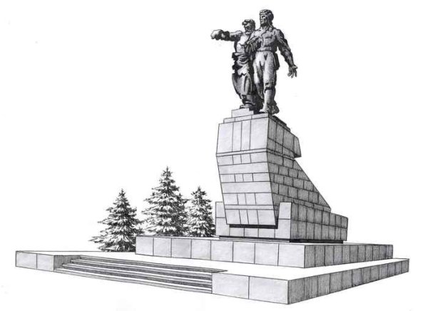 Памятник карандашом