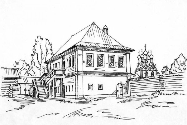 Рисунок усадьба чебоксарца в XIV веке