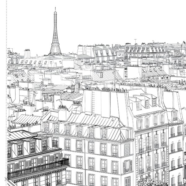 Раскраска город Париж