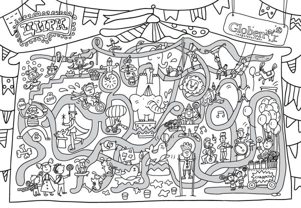 Гигантская раскраска