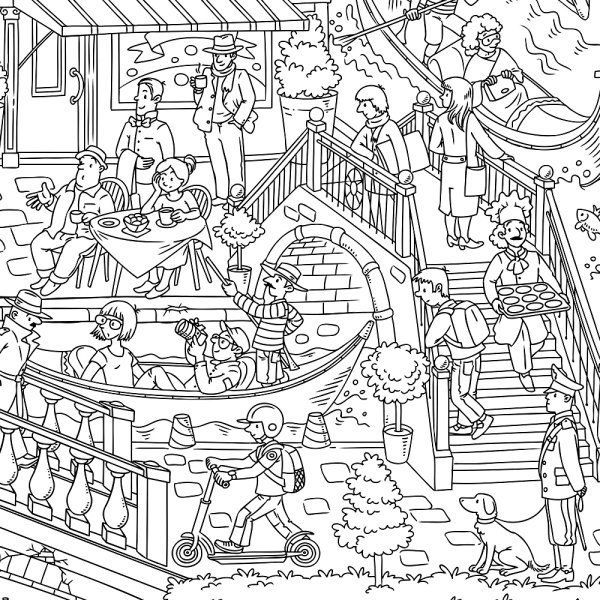 Раскраски большие