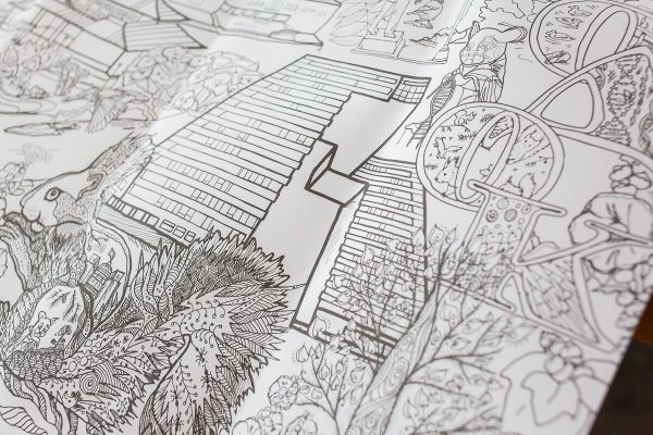 Новосибирск раскраска