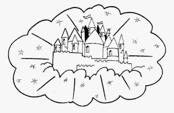 Небесный Иерусалим раскраска