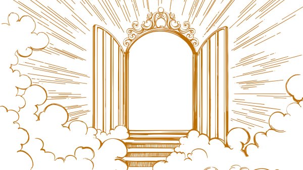 Врата в рай вектор