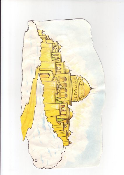 Небесный Иерусалим раскраска