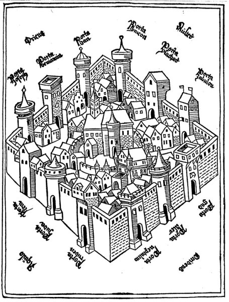 Небесный Иерусалим раскраска