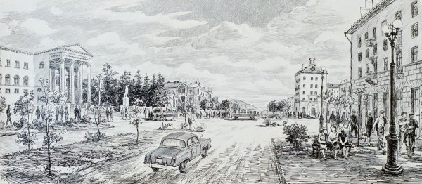 Площадь Ленина Березники