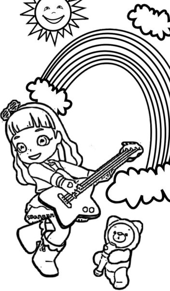 Раскраска для девочек