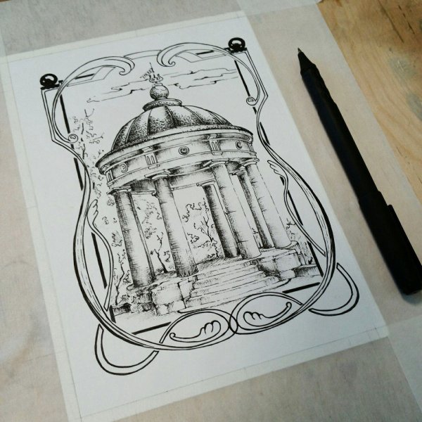 Графика Эолова арфа Пятигорска