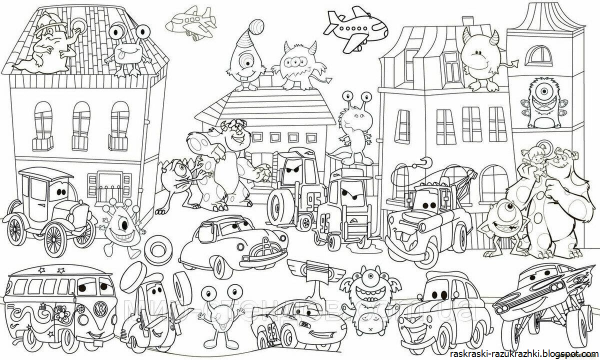 Большая раскраска