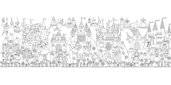 Раскраска "город"