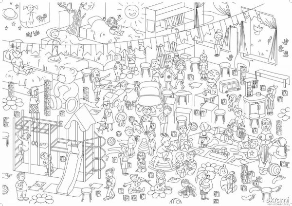 Мега раскраска