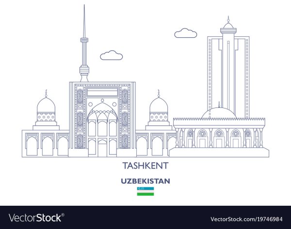 Достопримечательности Ташкента вектор