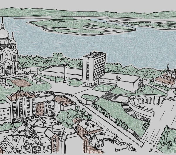 Раскраска Хабаровск