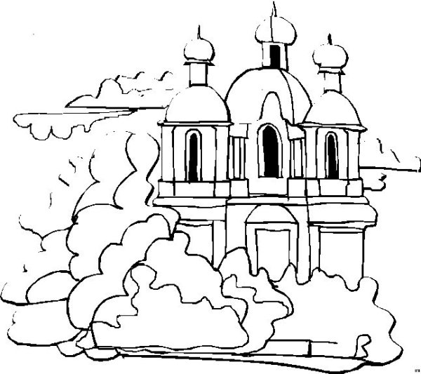 Раскрасить Церковь