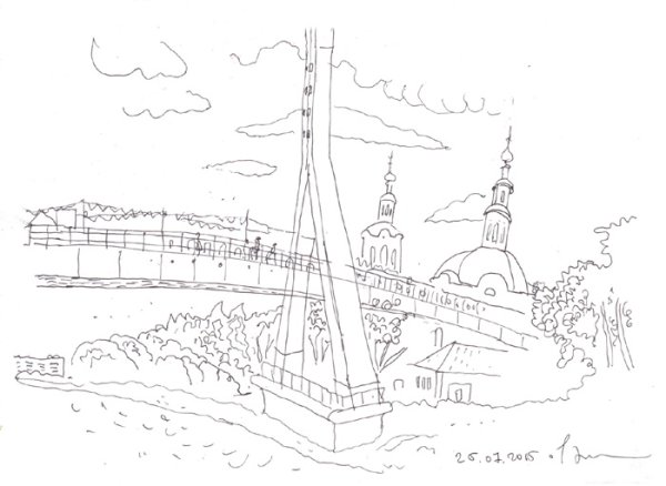 Тюмень рисунок