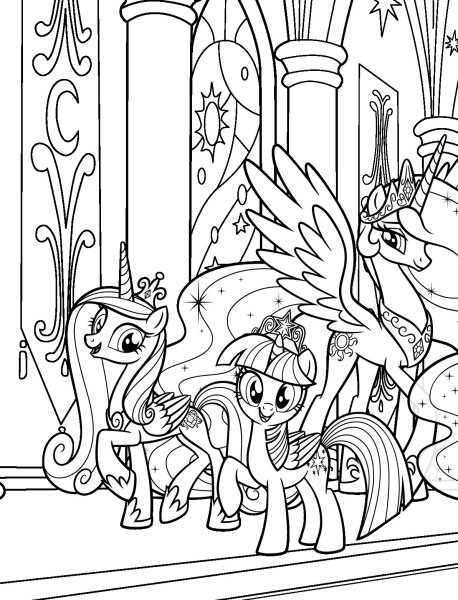 Раскраска понивиль