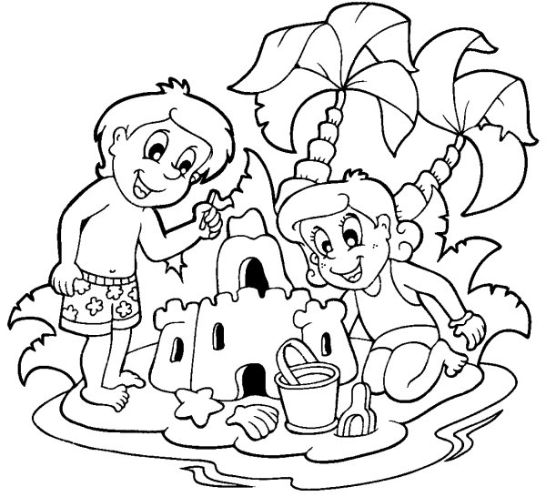 Раскраски на тему детство счастливая пора