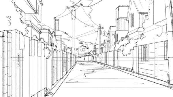 Перспектива улицы арт