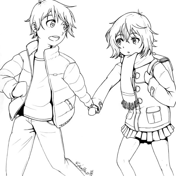 Годжо Сатору рисунок