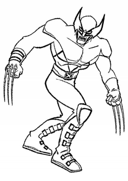 Раскраска Супергерои