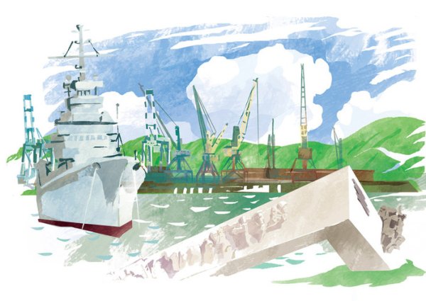 Новороссийск рисунок города