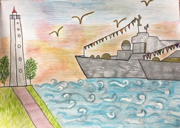 Новороссийск рисунок города