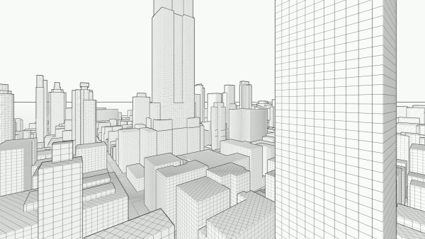 Раскраска небоскреб