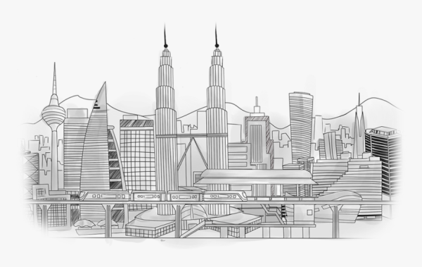 Небоскреб скетч